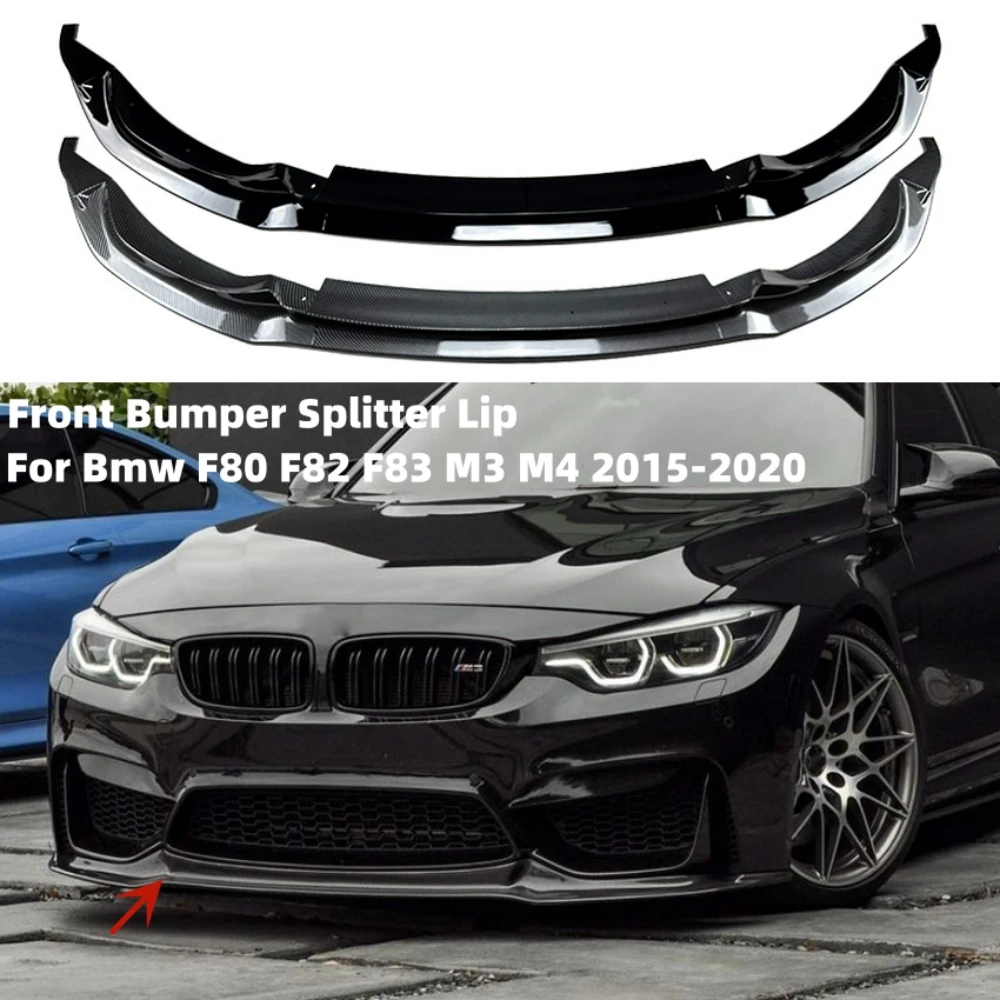 Labio divisor instalado en parachoques delantero de BMW M