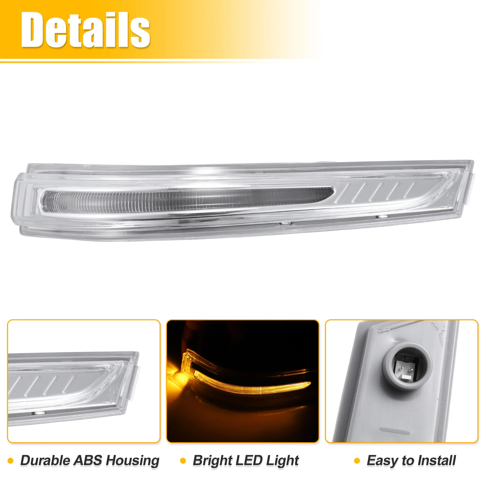 Detalle del conector enchufe del intermitente LED