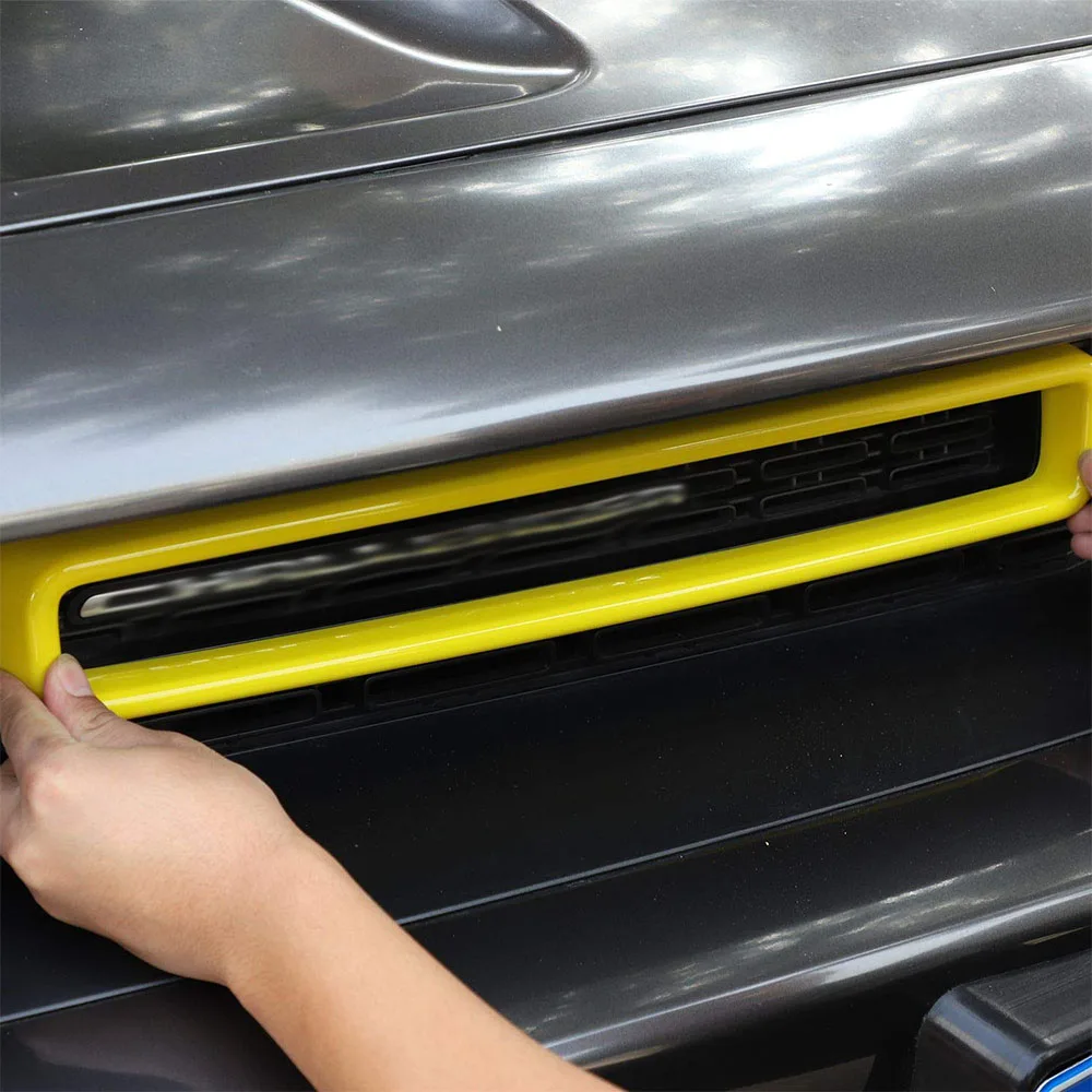Insertos de rejilla embellecedores en negro para Dodge Challenger