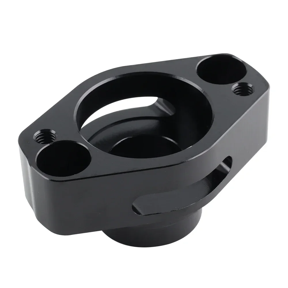 Vista lateral del adaptador mecanizado por CNC