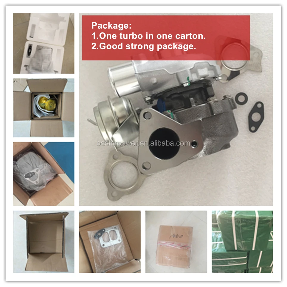 Vista del turbocompresor TF035