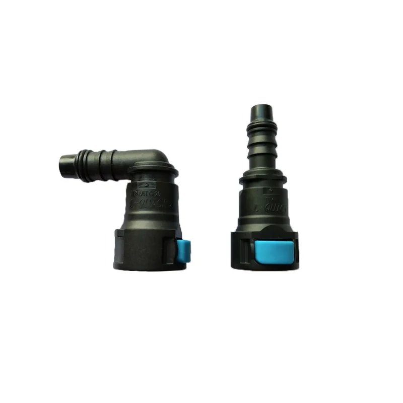 Vista del conector rápido para tubería de gasolina