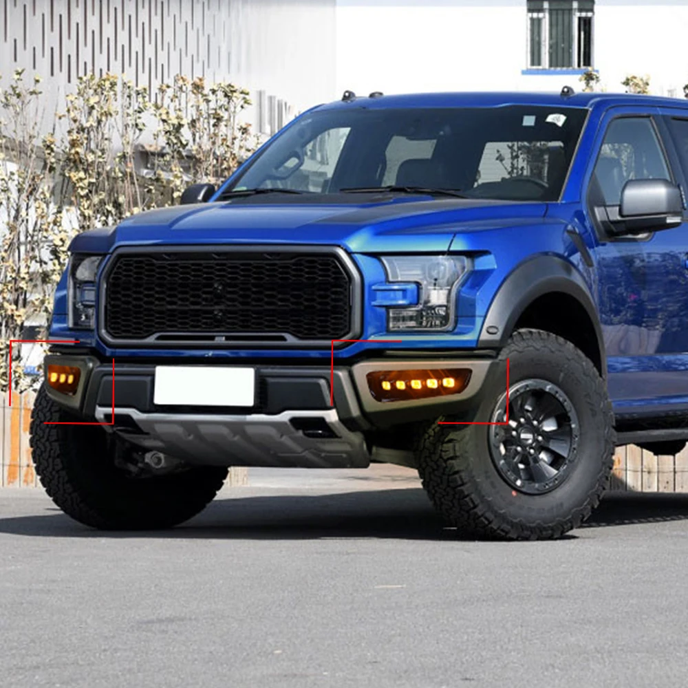 Luces LED DRL instalada en Ford Raptor