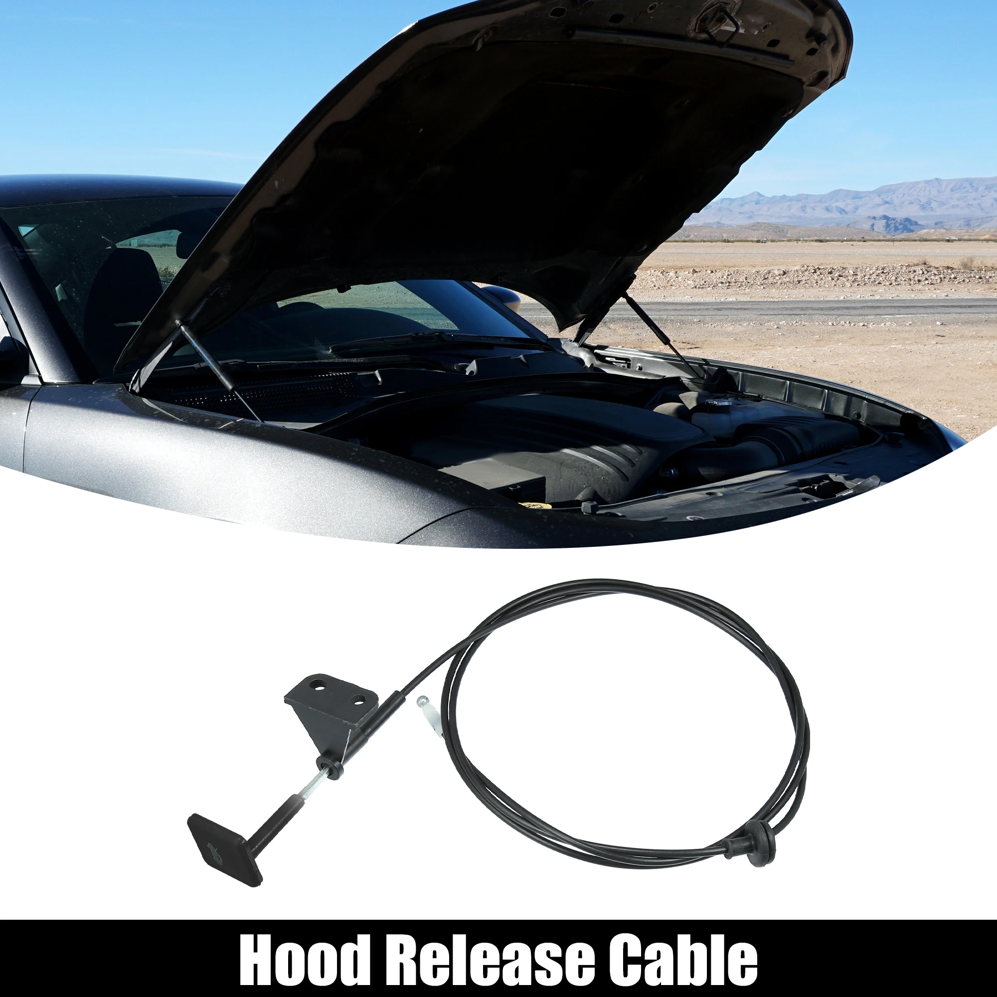 Cable de liberación del capó en vehículo Honda Civic