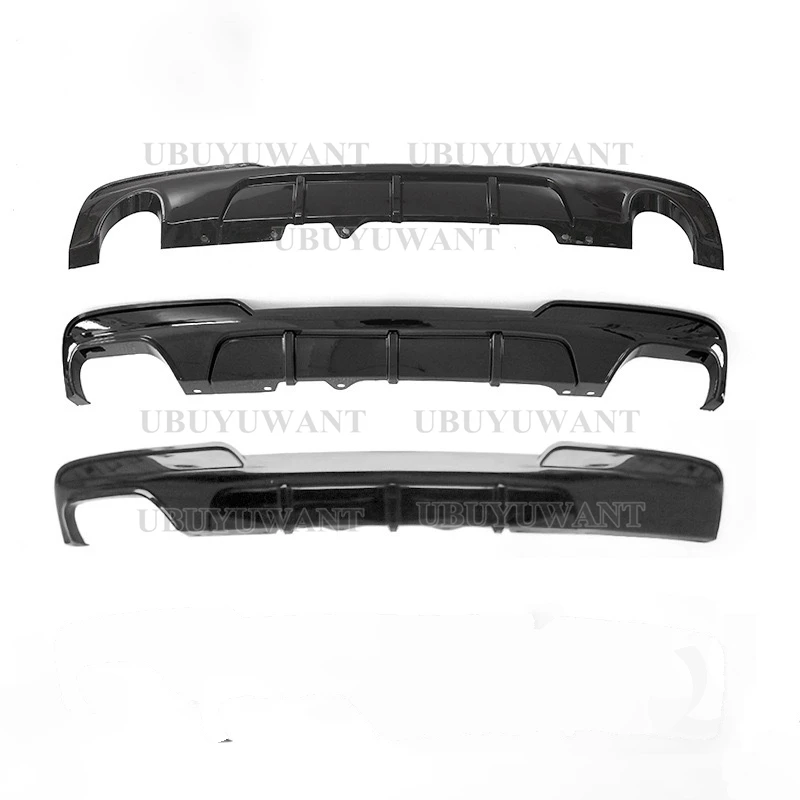 Vista frontal del splitter trasero