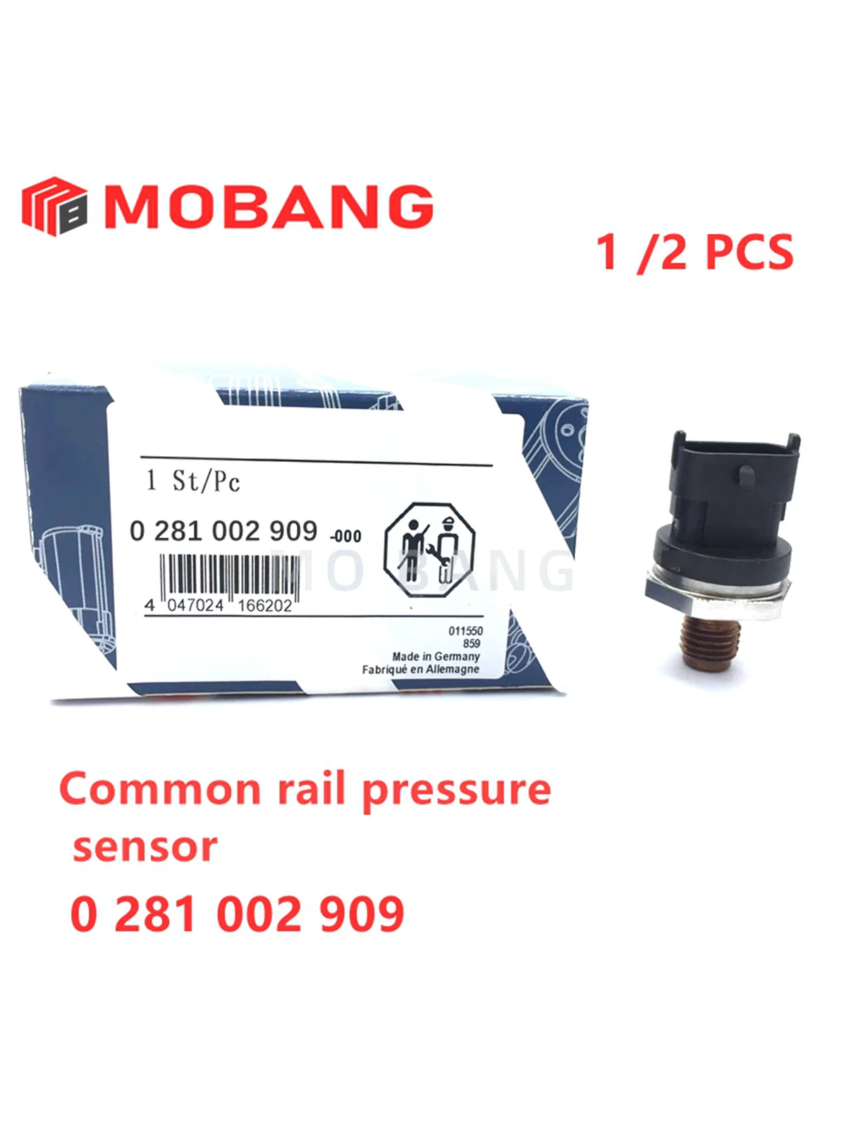 Sensor de presión rail - sección motor
