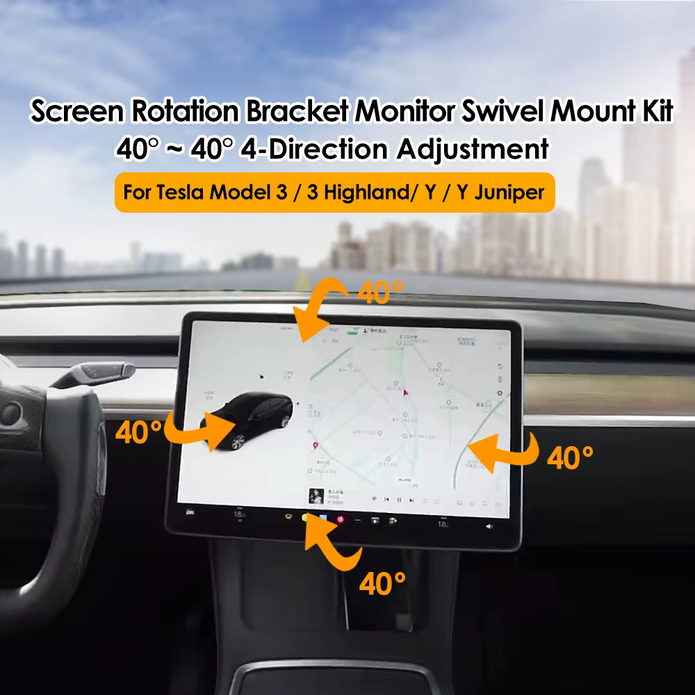 Soporte giratorio para pantalla de Tesla Model 3 y Model Y