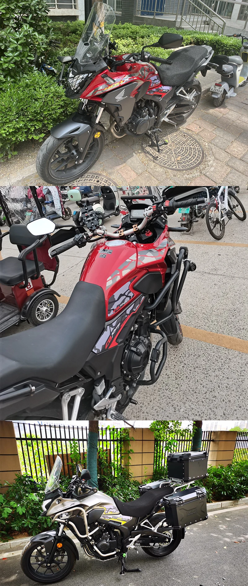Pegatinas de depósito 3M para Honda CB500X CB400X