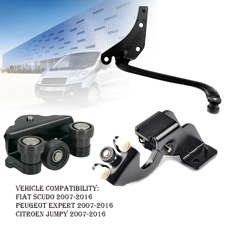 Bisagra de rodillo para puerta corredera de Fiat Scudo, Peugeot Expert y Citroen Jumpy