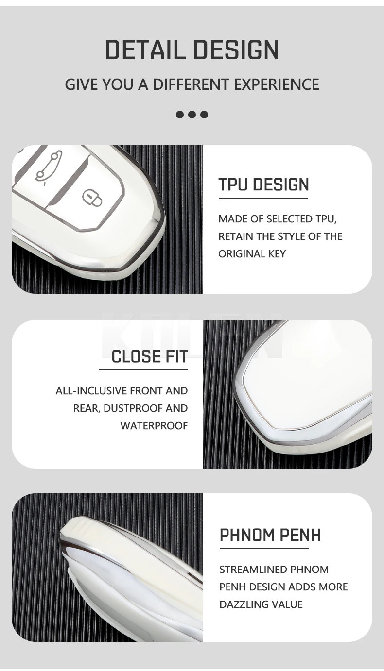 Comparativa entre funda nueva y llave sin protección