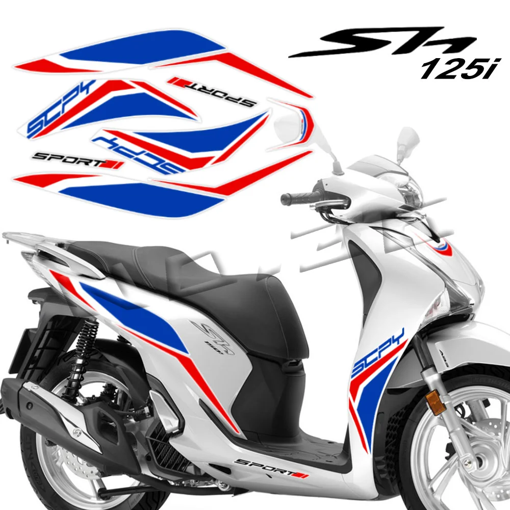 Kit de pegatinas para SH125 view frontal