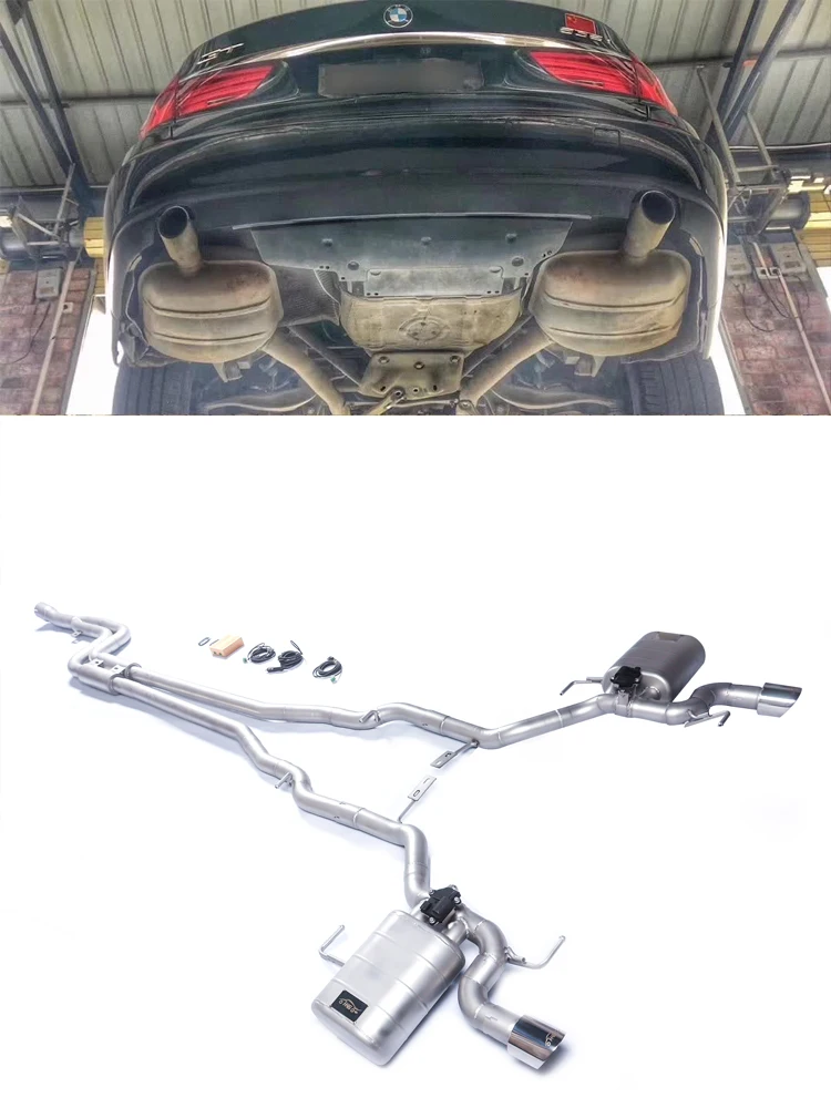 Escapecatback304 acero inoxidable BMW