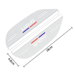2 unidades de visera universal para espejo retrovisor, protector impermeable para espejo lateral, deflector de lluvia y polvo para ventanilla lateral de automóvil.