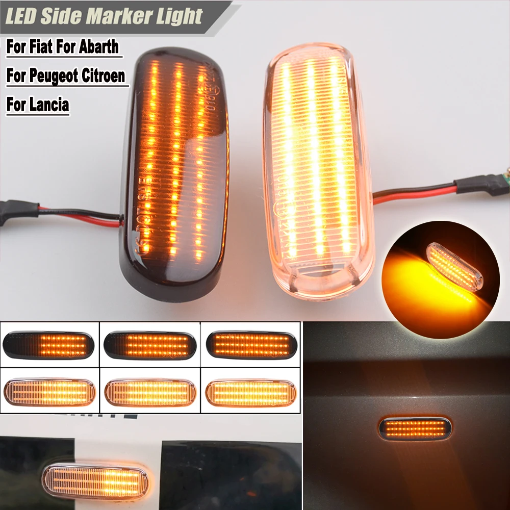 Luz LED lateral vista frontal