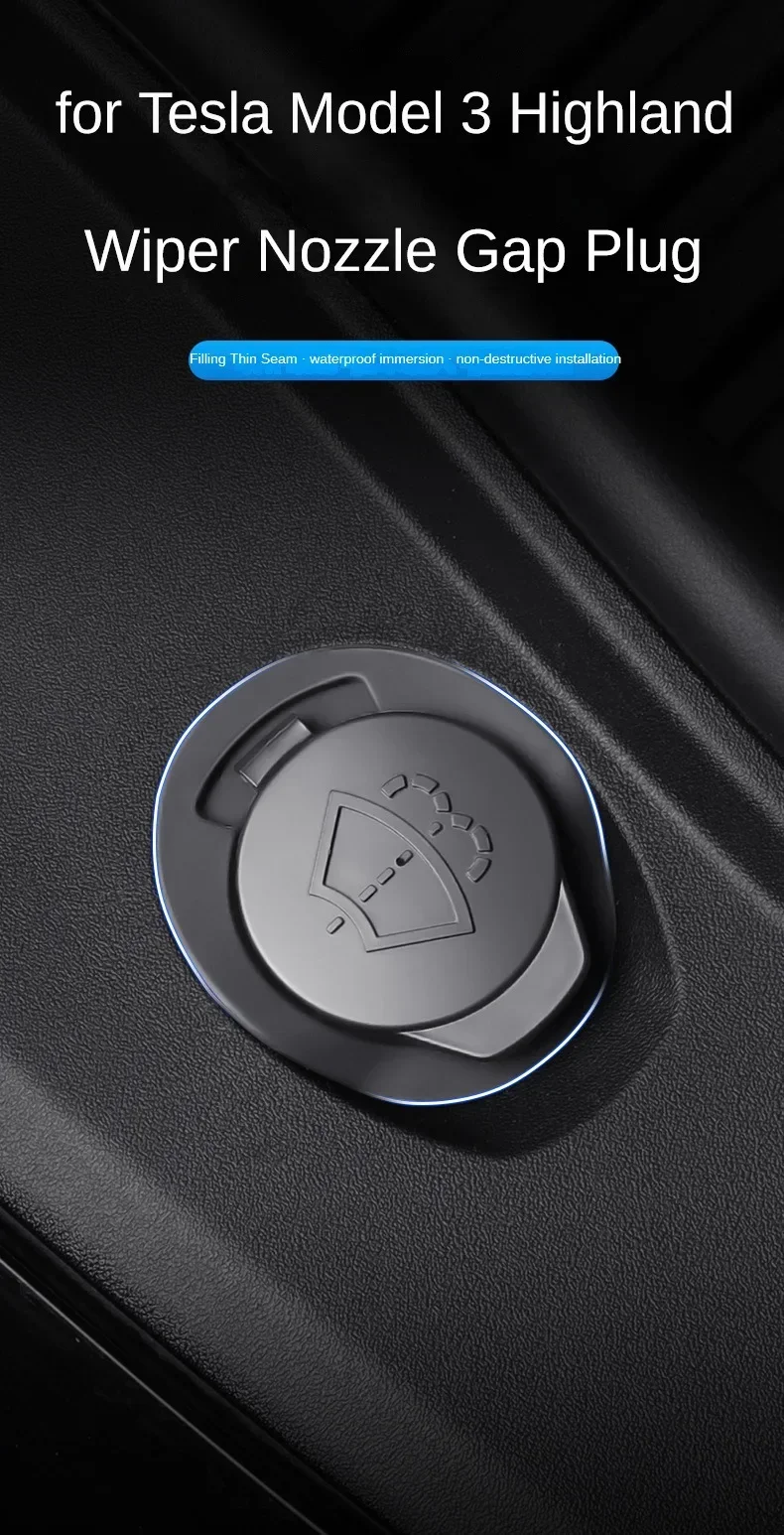 Tapón de silicona instalado en el Tesla