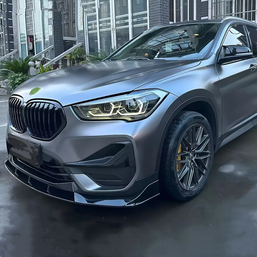 Deflector de parachoques instalado en BMW X1
