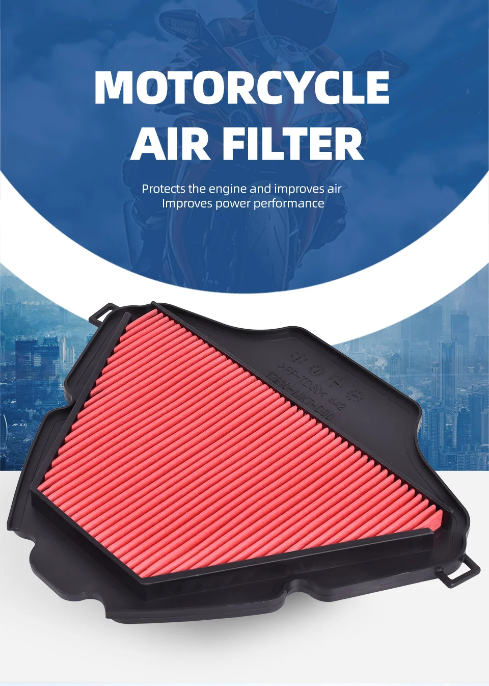 Filtro de aire ASDL montado en motocicleta Honda X-ADV 750