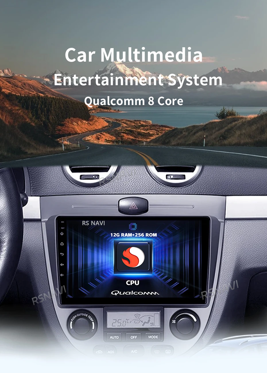 Pantalla táctil del autoradio RSNAVI