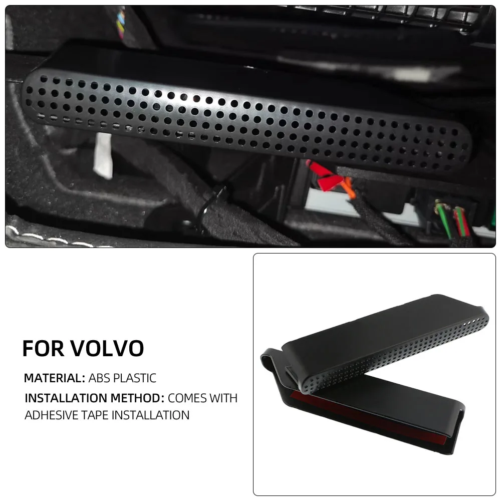 Máscara protectora de aire acondicionado en negro para Volvo