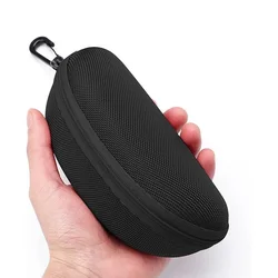 Estuche para gafas de sol YONGRUN, diseño moderno, color negro, caja protectora, funda rígida, soporte para guardar gafas, accesorio ligero para viajes, ideal para adultos.