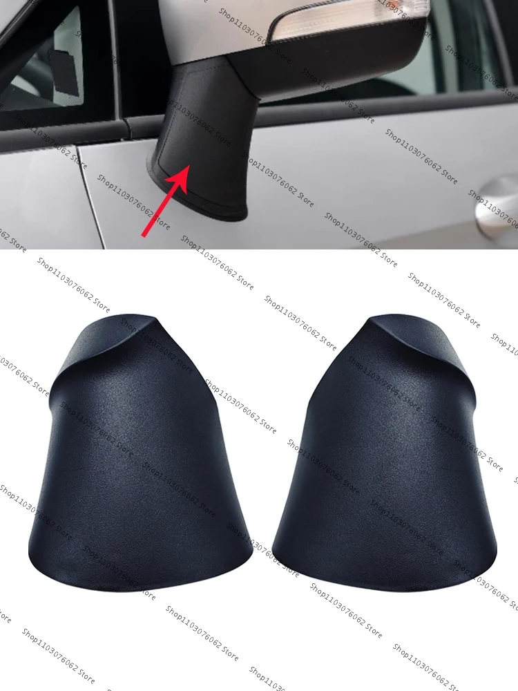 Embellecedor de espejo retrovisor en acabado negro brillante