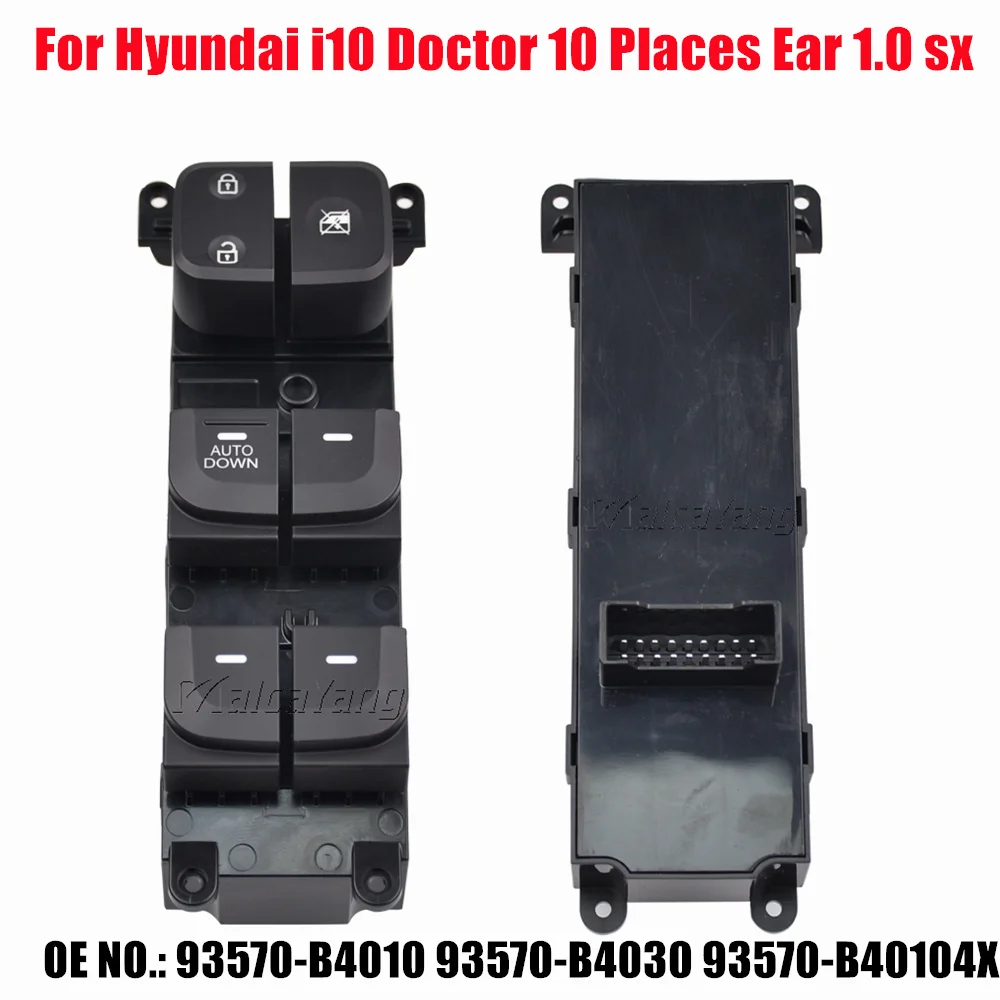 Botón de interruptor de ventana eléctrica Master 93570-B4010 para Hyundai i10