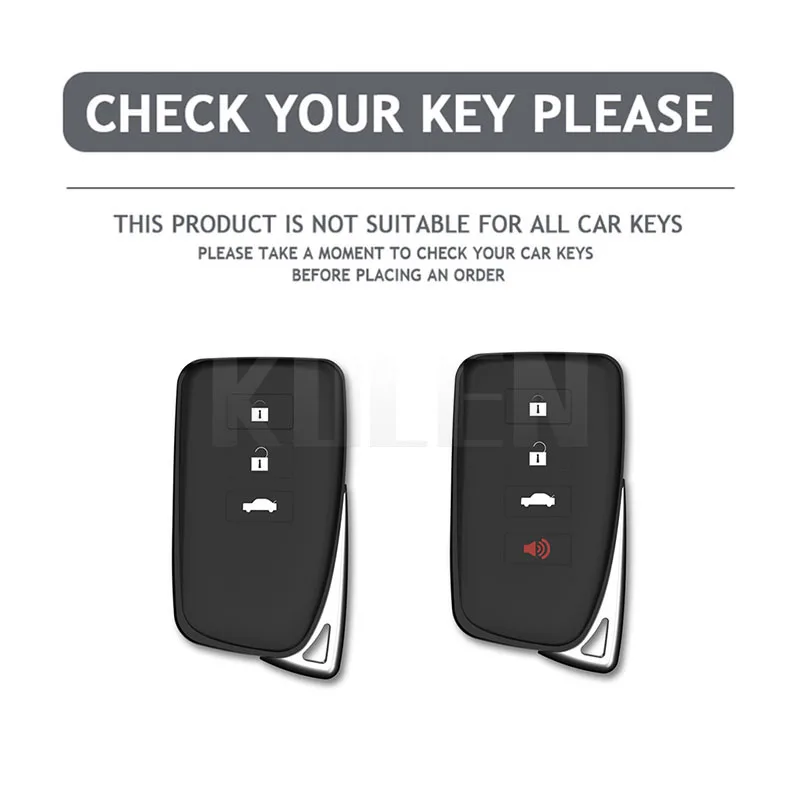 Funda de TPU Lexus modelo negro vista frontal