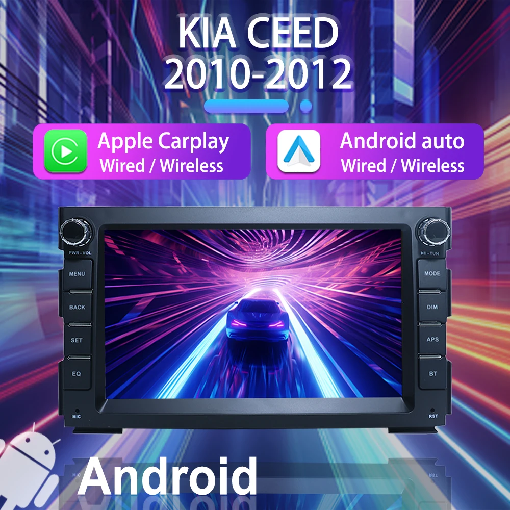 Interfaz CarPlay en el radio Android