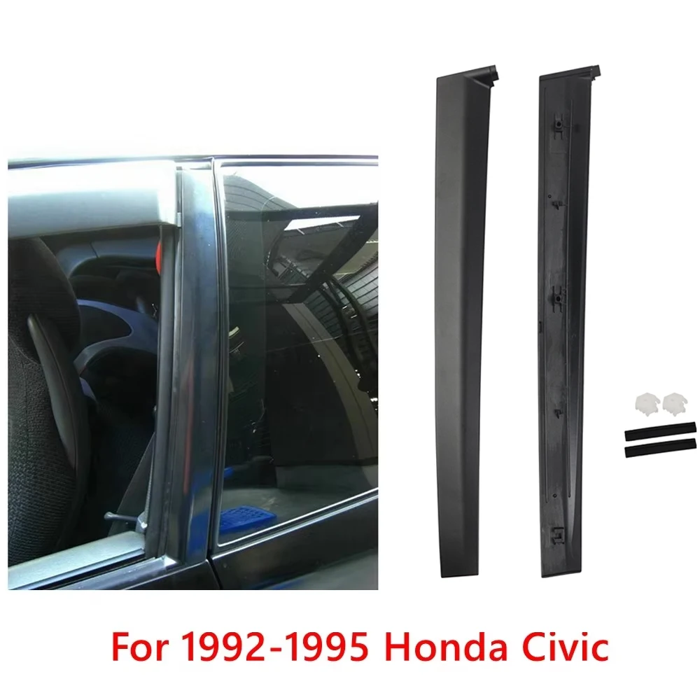 Moldura embelleedora de pilar A para Honda Civic 1992-1995 - vista frontal