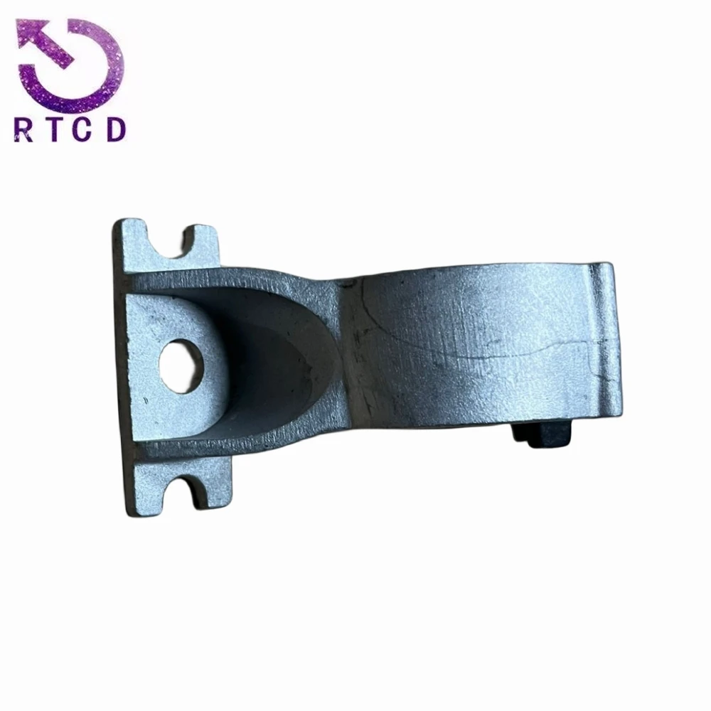 Vista lateral del soporte de escape