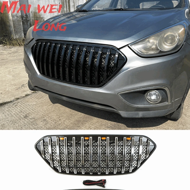 Detalle de la rejilla negra para Hyundai IX35 2009-2012