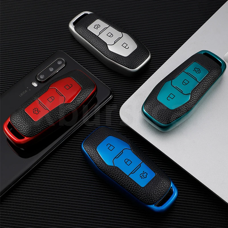 Detalle de la funda para mando de coche