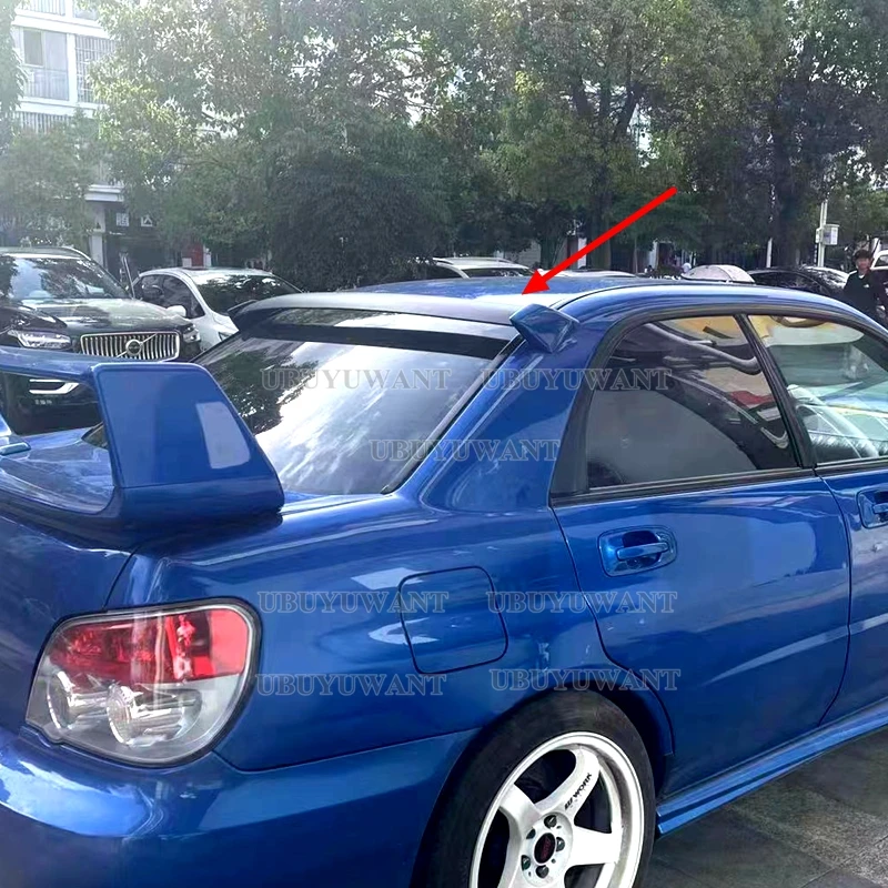 Alerón instalado en Subaru