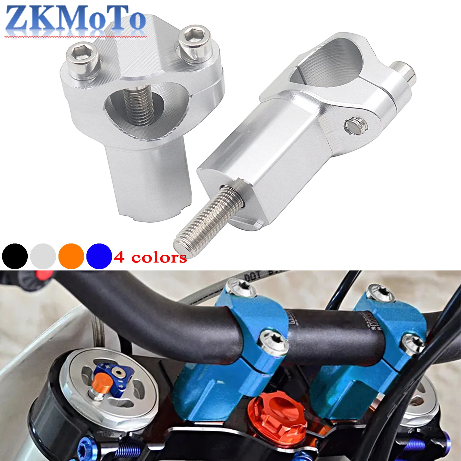Asiento fijo de aluminio CNC para manillar