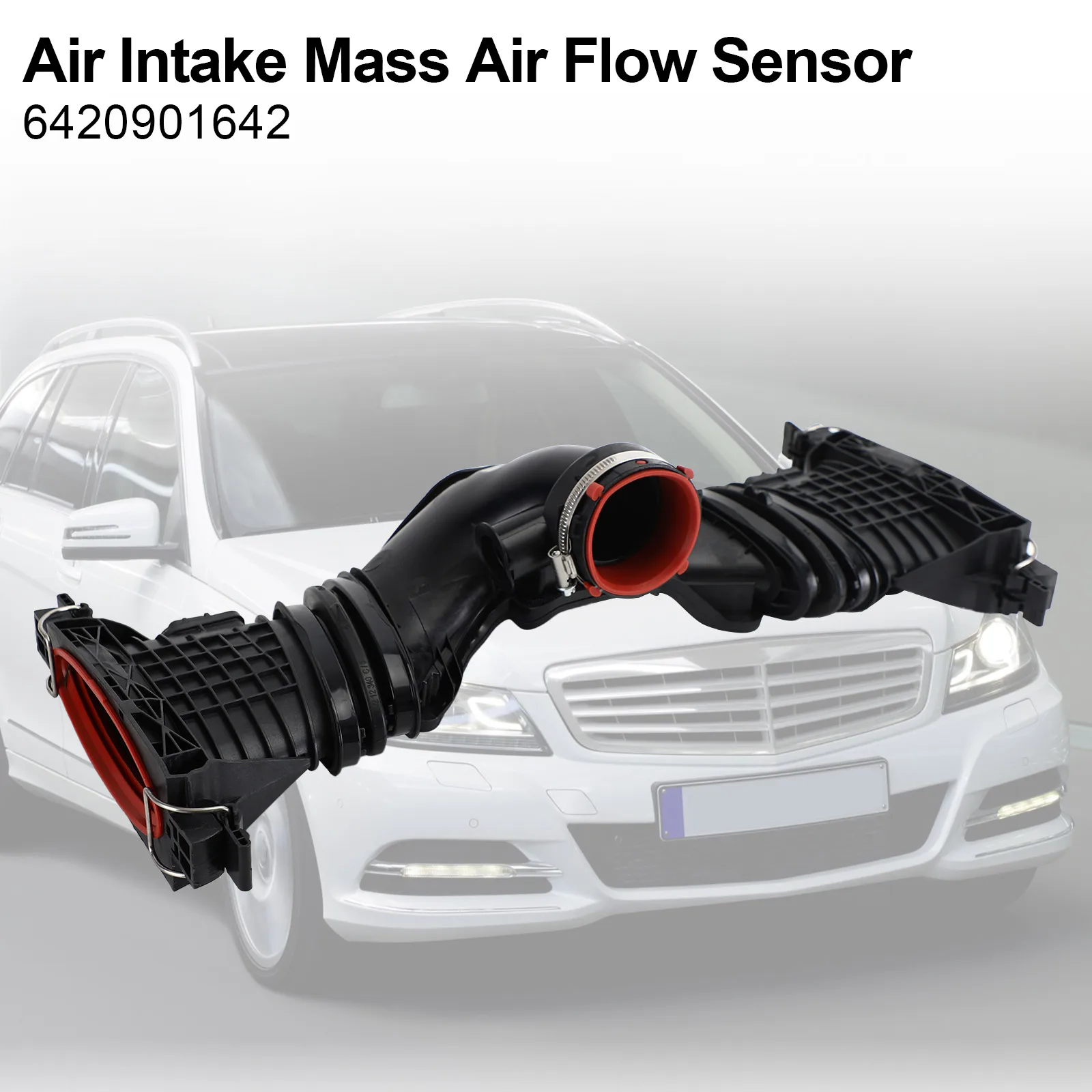 Vista frontal del sensor