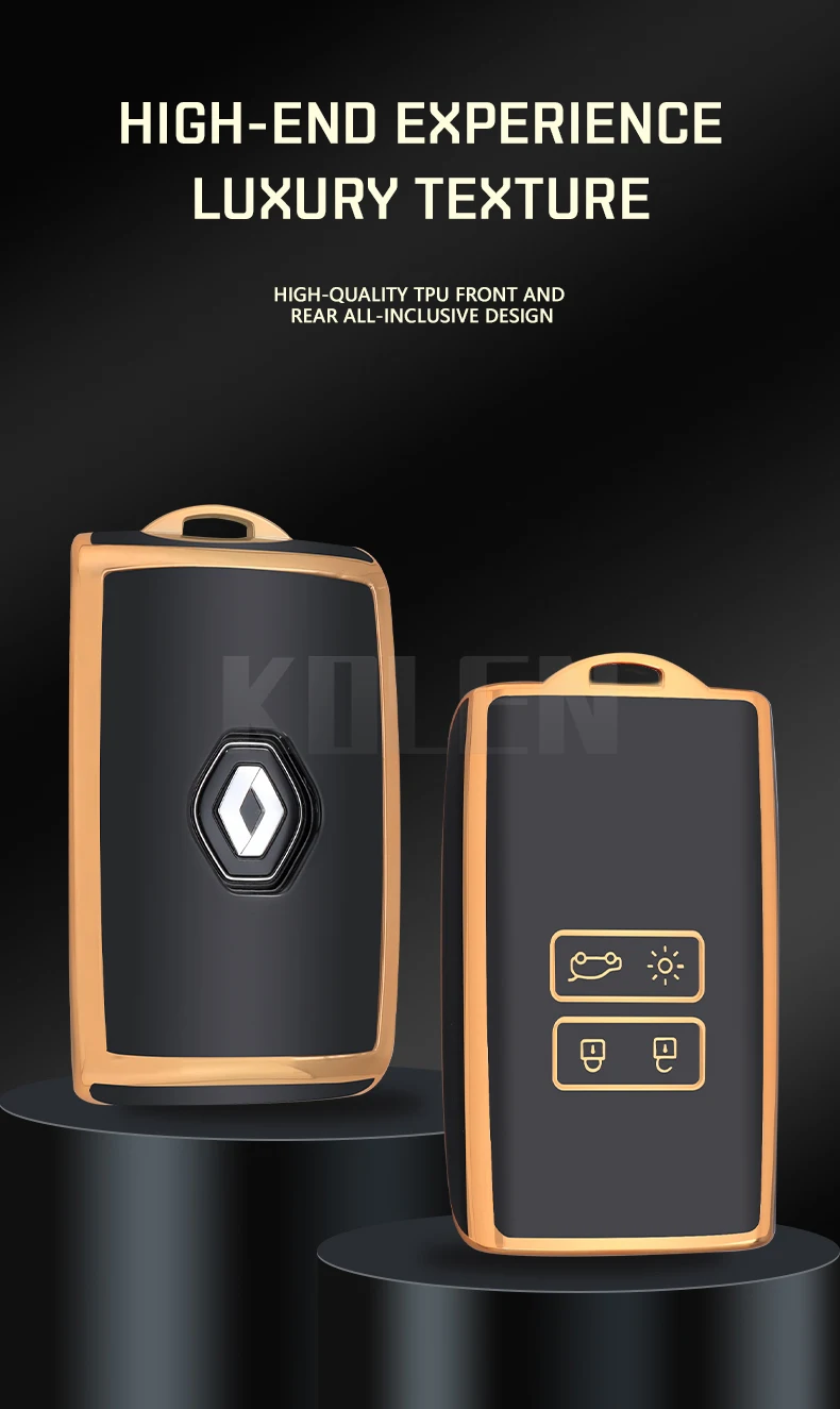 Vista frontal funda negra