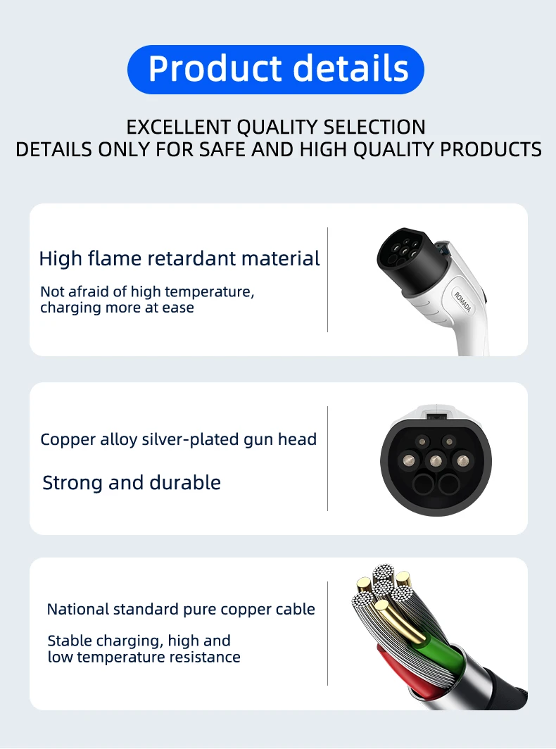 Cable desplegado y soporte