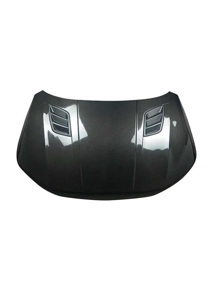 Capó ventilado estilo H en fibra de carbono para Honda Civic