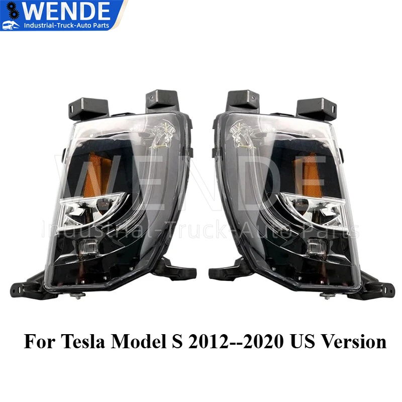 Conjunto de faros antiniebla LED Tesla Model S vista frontal