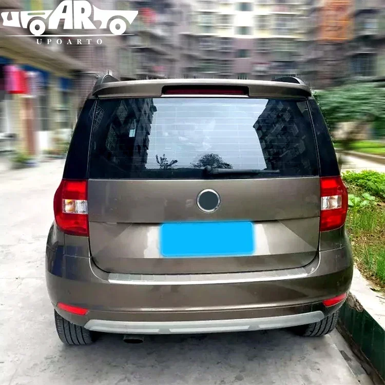 Spoiler instalado en el vehículo