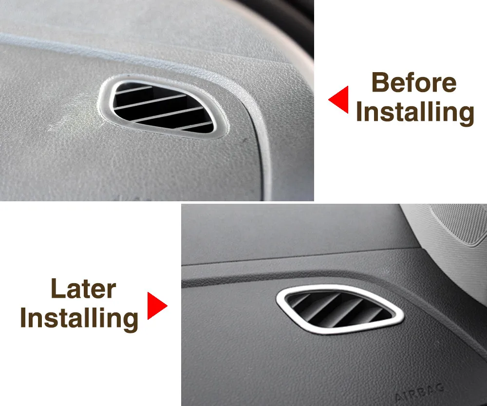 Accesorios de acero inoxidable para personalizar el interior
