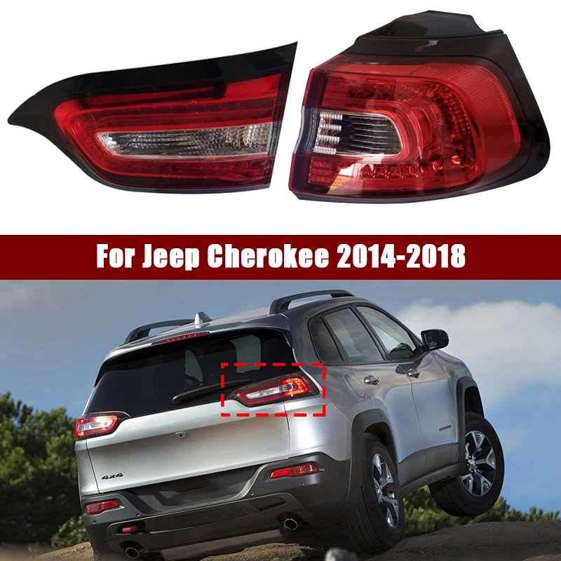 Lámpara trasera LED Jeep Cherokee vista frontal