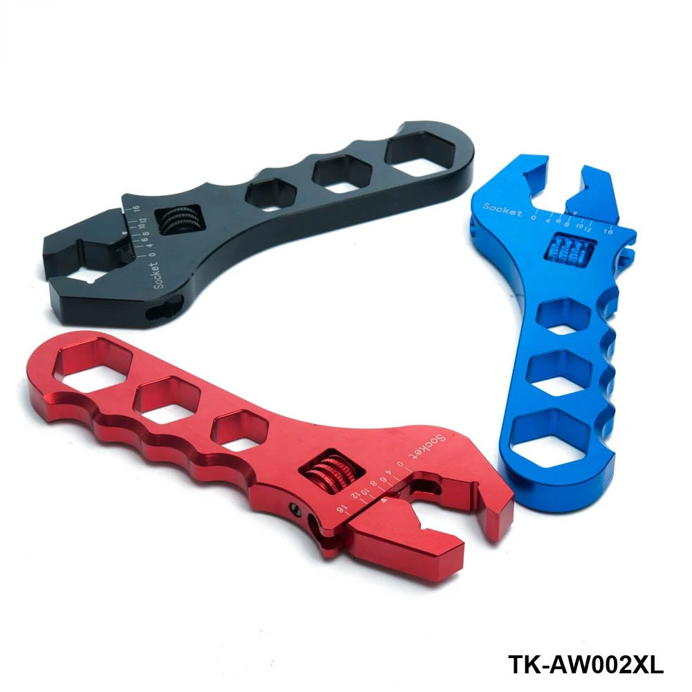 Llave ajustable colores disponibles