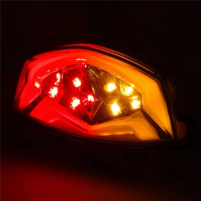 Vista lateral del intermitente LED