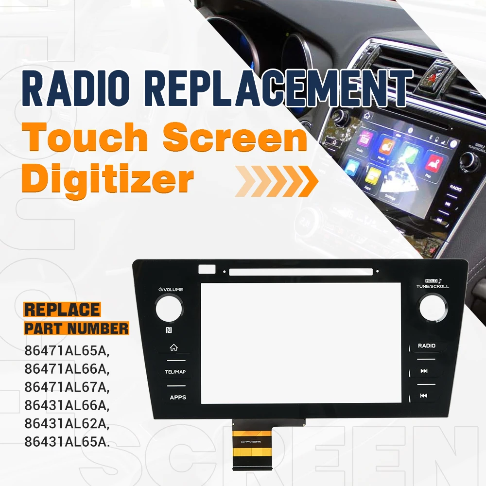 Pantalla táctil de repuesto para Subaru