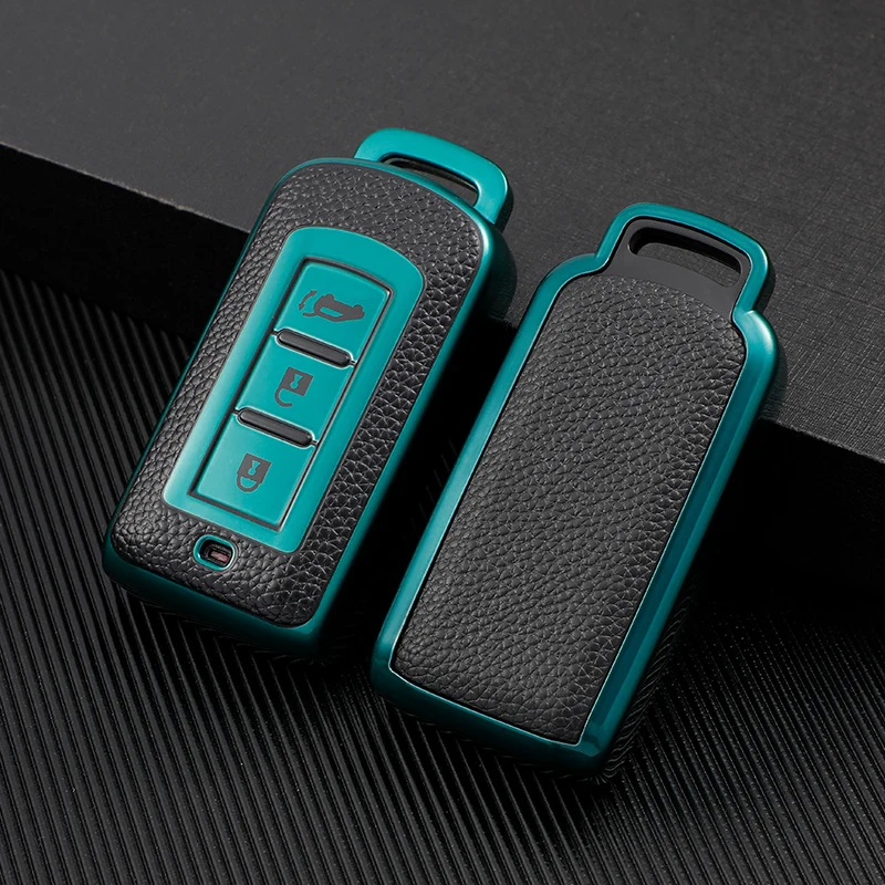 Funda verde en llave