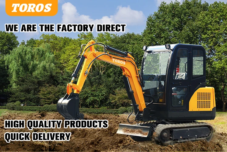 Mini excavadora TE20 en operación