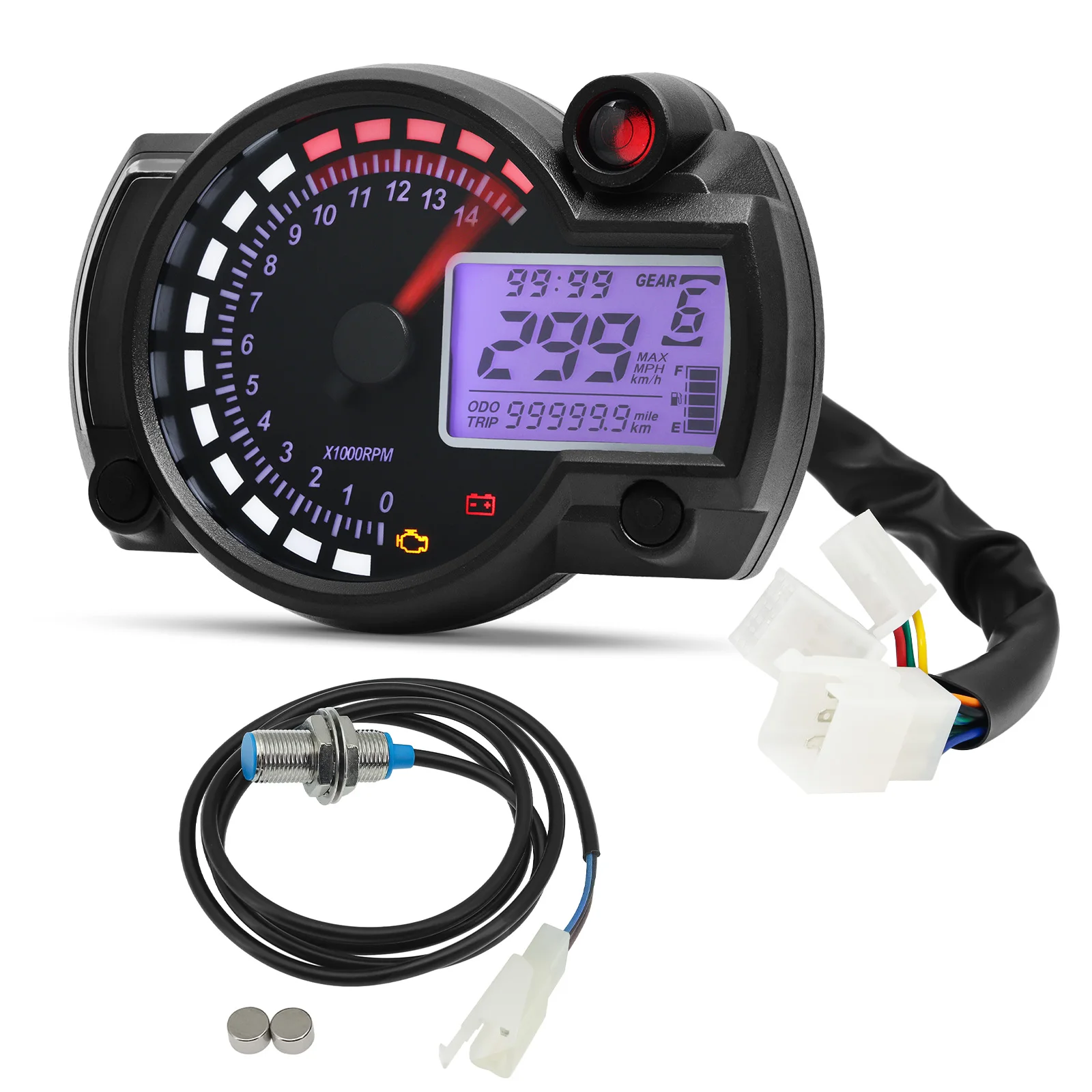 Sensor de velocidad incluido