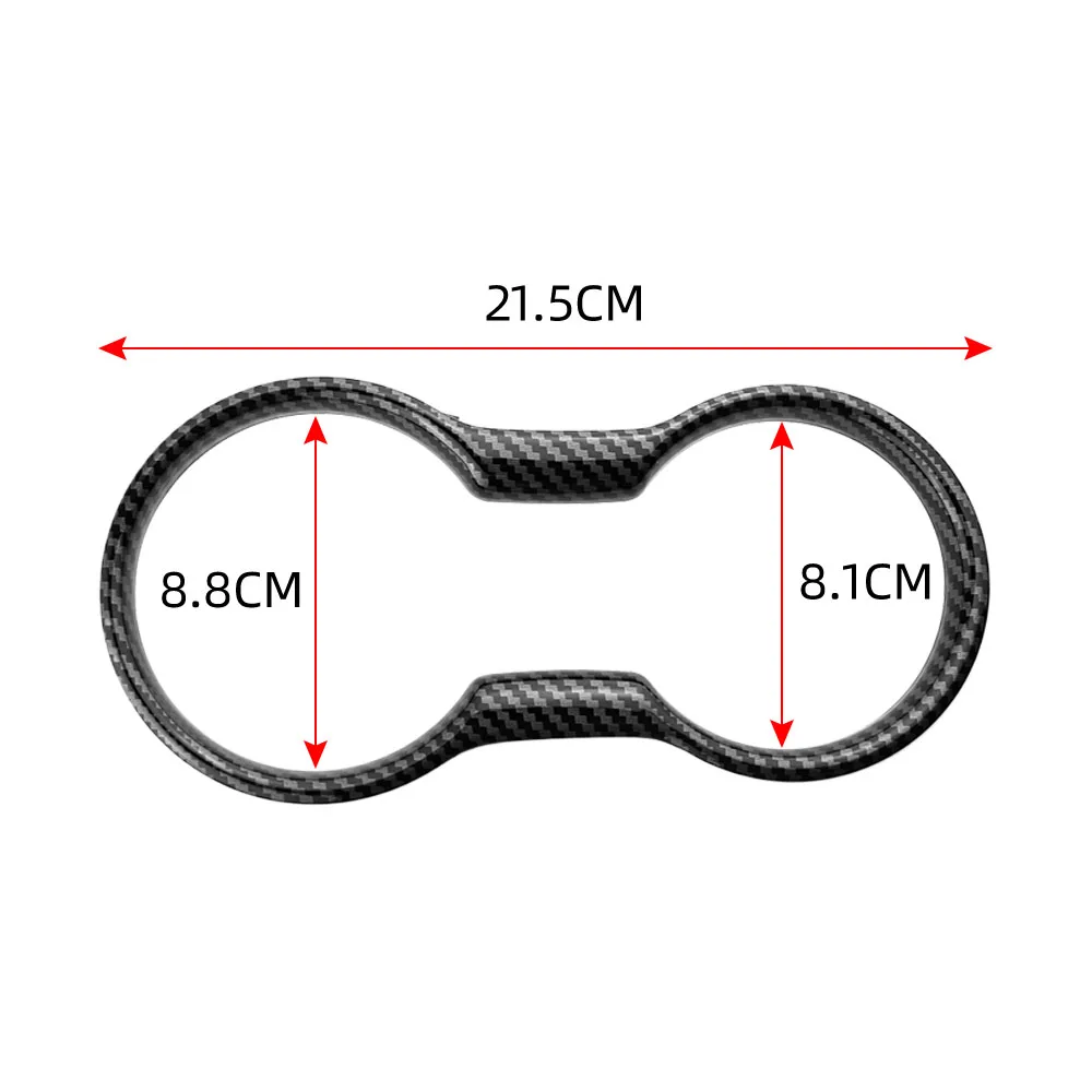 Accesorio listo para instalar con acabados en fibra de carbono