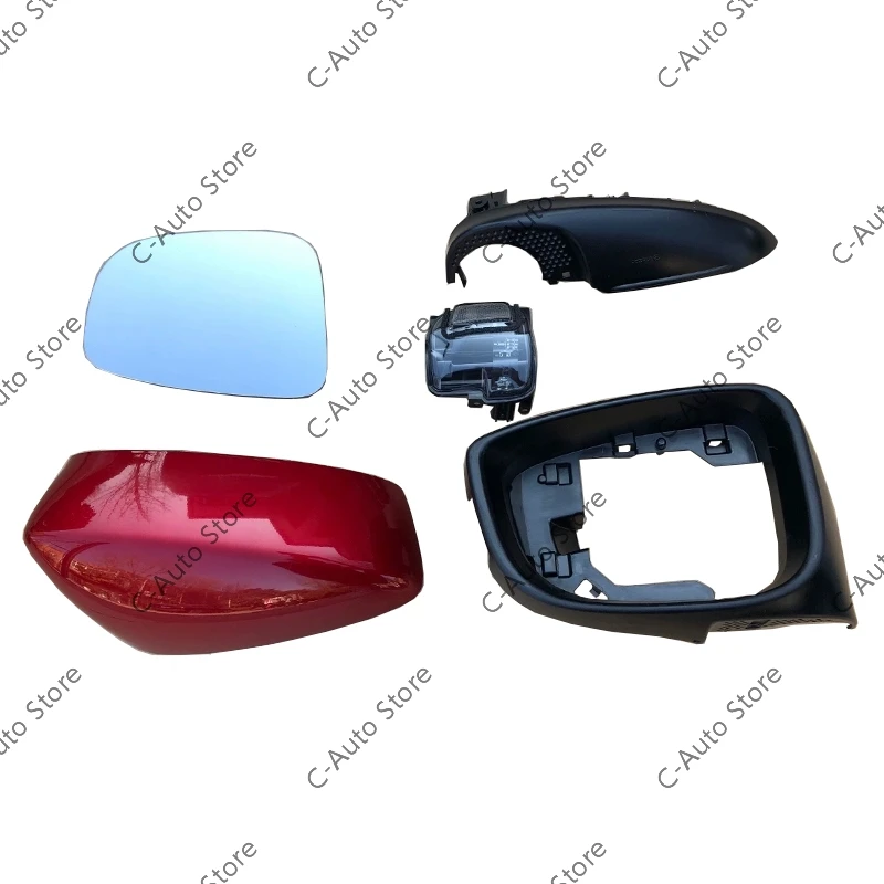 Marco de carcasa de espejo retrovisor en color negro para Mazda 2 Demio